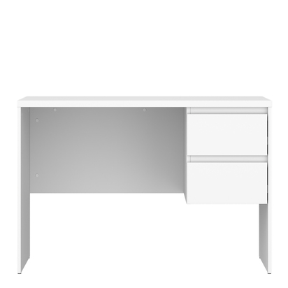 Langford Desk 2 Drawer in Alpine White