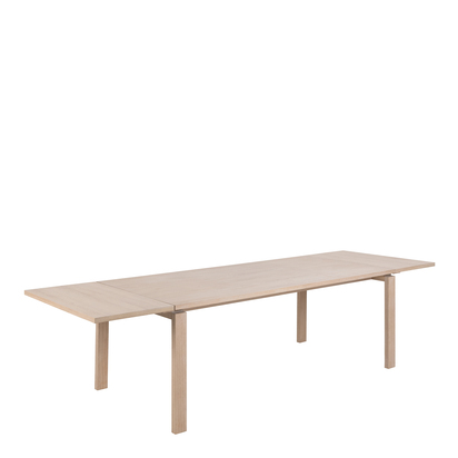 Norbury Extendable Dining Table in White Oak 200/300 x 100 x 75cm
