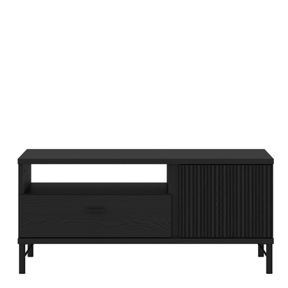 Pembroke 2 Coffee Table 2 Door 1 Drawer in Black Graphite