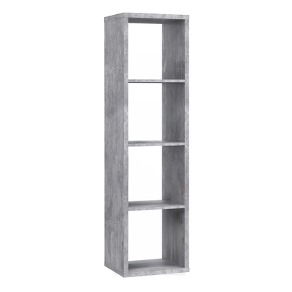 Bramley 2 3 Shelves Storage Unit in Concrete Grey