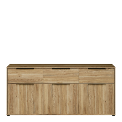 Briar 3 3 Drawer Sideboard with 3 Doors in Mauvella Oak
