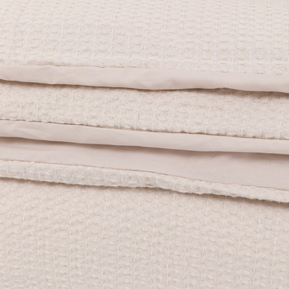 Fairby Jacquard Quilt Cover Set Taupe Single  - Single