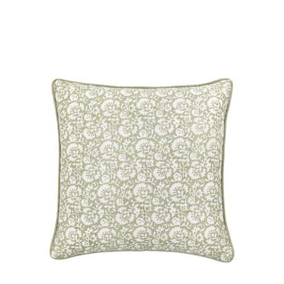 Fendale Floral Cushion Sage 450x450mm Poly Filled