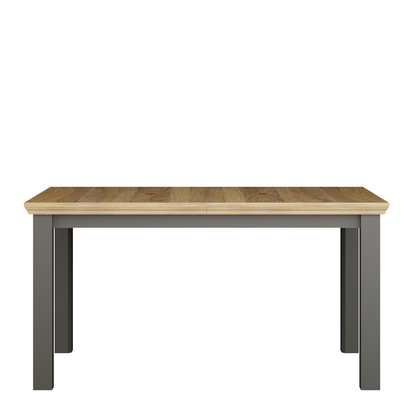 Oakley Rectangular Dining Table 150x90cm in Wolfram Grey and Mauvella Oak