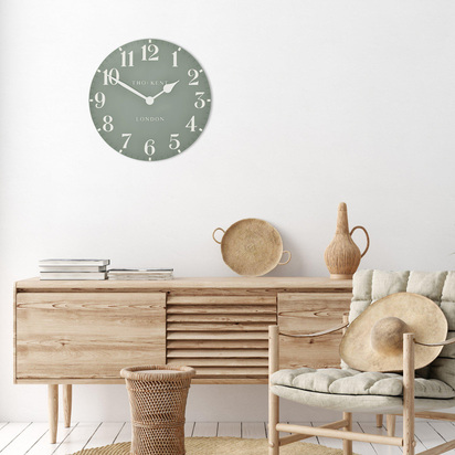 Alder Wall Clock Seagrass 20in  - 20 Inch