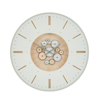 Hadley Grand Clock Cog Ivory 30in  - 30 Inch