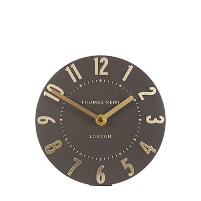 Arlo Mantel Clock Espresso 6in  - 6 Inch