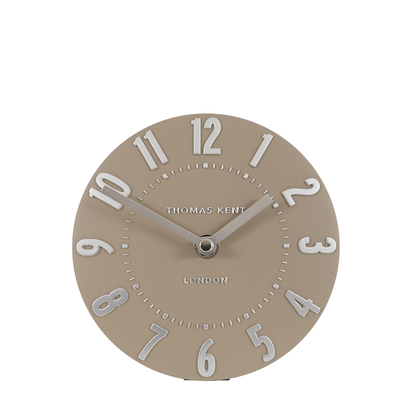 Arlo Mantel Clock Mocha 6in  - 6 Inch