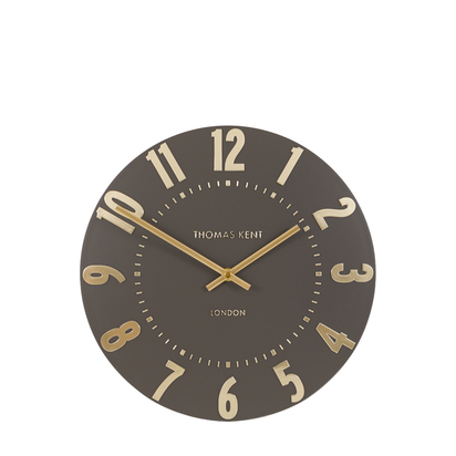 Arlo Wall Clock Espresso 12in  - 12 Inch