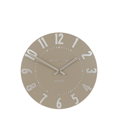 Arlo Wall Clock Mocha 12in  - 12 Inch