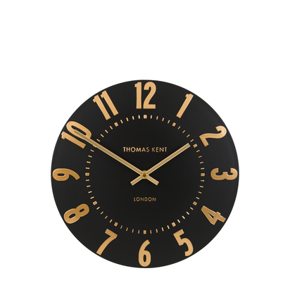 Arlo Wall Clock Noir 12in  - 12 Inch