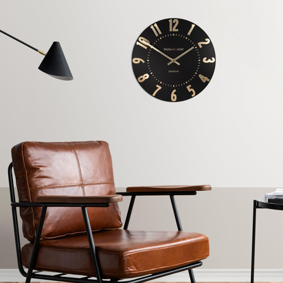 Arlo Wall Clock Noir 12in  - 12 Inch