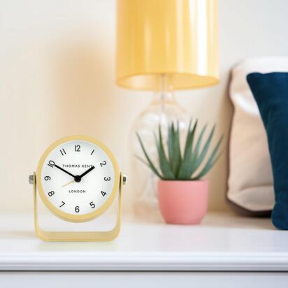 Studio Wren Alarm Clock Ochre 4in  - 4 Inch