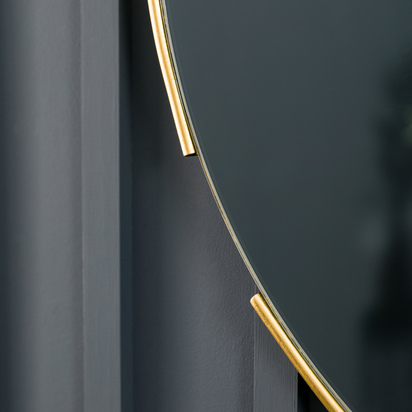 Brookwick Round Mirror Gold 800x15x800mm