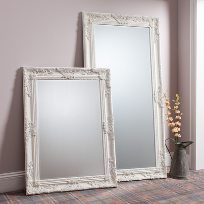 Burstead Leaner Mirror Cream 1700x840mm  - Large