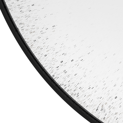 Westbury Convex Round Mirror Black 800mm  - Large