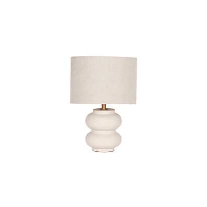 Loaf | Double Scoop | Small Ceramic Lamp | Small Lamp | Yellow
