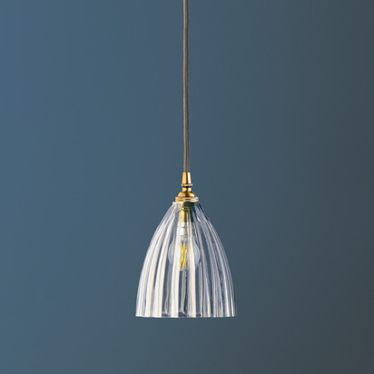 Smaller Scallop in clear glass