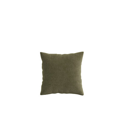 Loaf | Made-to-order Scatter | 43 X 43 cm cushion | Green Chenille | Waxed Jacket