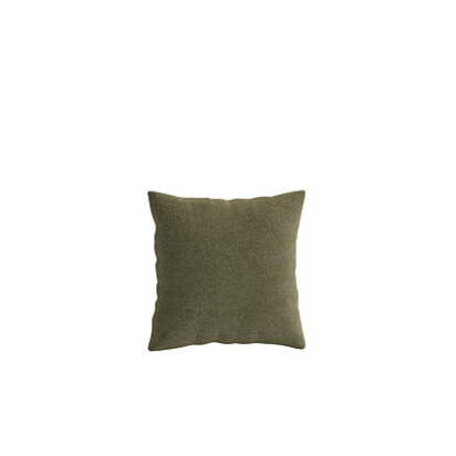 Loaf | Made-to-order Scatter | 43 X 43 cm cushion | Green Chenille | Waxed Jacket