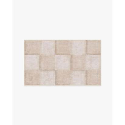 Hearth Check Neutral Rug - 90 x 150 cm - All-In-One Rug