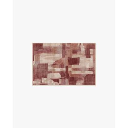 Kasbah Red Flatwoven Rug - 60 x 90 cm - Rug + Pad System