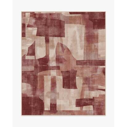 Kasbah Red Flatwoven Rug - 245 x 305 cm - Rug + Cushioned Pad System