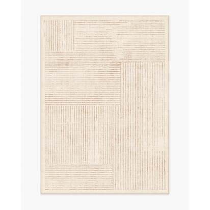 Linear Oasis Neutral Rug - 150 x 215 cm - All-In-One Rug