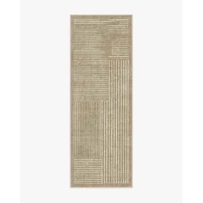 Linear Oasis Warm Taupe Rug - 75 x 215 cm - All-In-One Rug