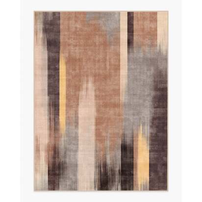 Ombré Mirage Golden Brown Flatwoven Rug - 275 x 365 cm - Rug + Cushioned Pad System