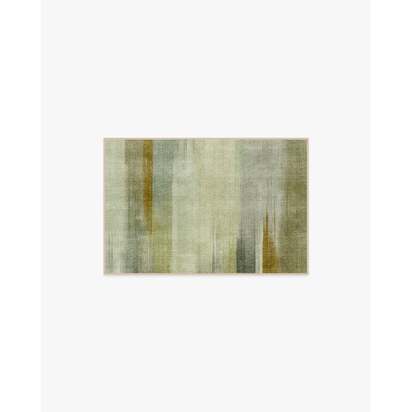 Ombré Mirage Green Flatwoven Rug - 60 x 90 cm - Rug + Pad System