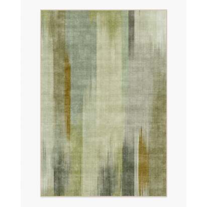 Ombré Mirage Green Flatwoven Rug - 200 x 290 cm - Rug + Cushioned Pad System