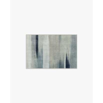 Ombré Mirage Grey Flatwoven Rug - 60 x 90 cm - Rug + Pad System