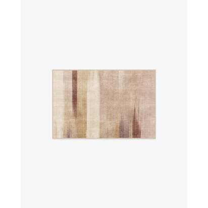 Ombré Mirage Neutral Flatwoven Rug - 60 x 90 cm - Rug + Pad System