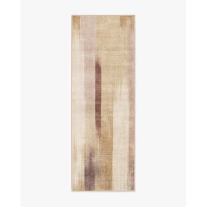 Ombré Mirage Neutral Flatwoven Rug - 75 x 215 cm - Rug + Pad System