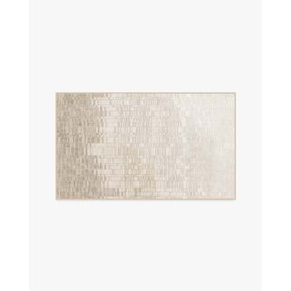 Reflection Champagne Flatwoven Rug - 75 x 215 cm - Rug + Pad System