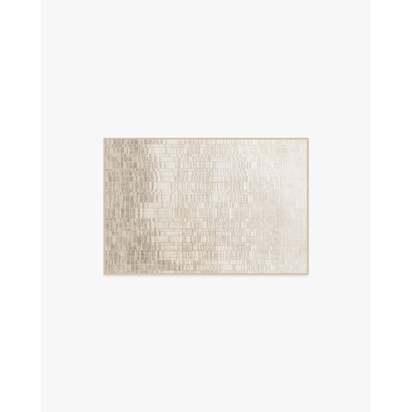 Reflection Champagne Flatwoven Rug - 60 x 90 cm - Rug + Cushioned Pad System