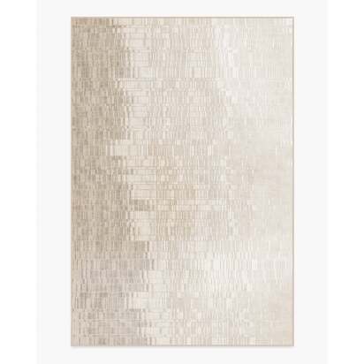 Reflection Champagne Flatwoven Rug - 200 x 290 cm - Rug + Cushioned Pad System