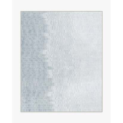 Reflection Silver Flatwoven Rug - 245 x 305 cm - Rug + Pad System