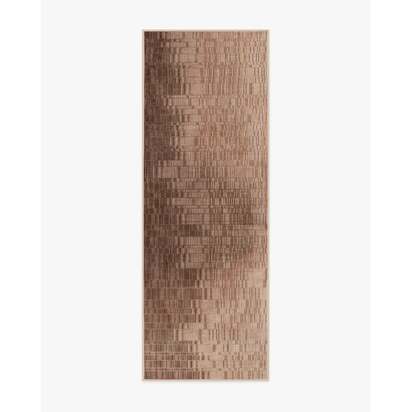 Reflection Warm Natural Flatwoven Rug - 75 x 215 cm - Rug + Pad System