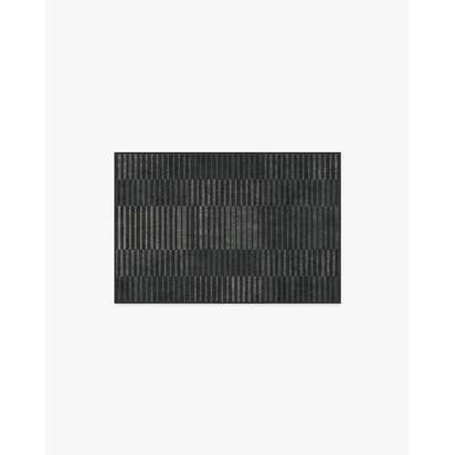 Shadow Stripe Charcoal Rug - 60 x 90 cm - All-In-One Rug