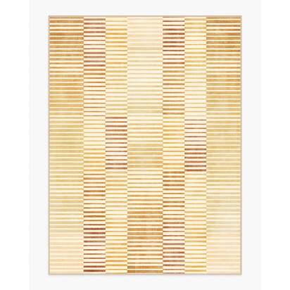 Shadow Stripe Gold Rug - 275 x 365 cm - All-In-One Rug