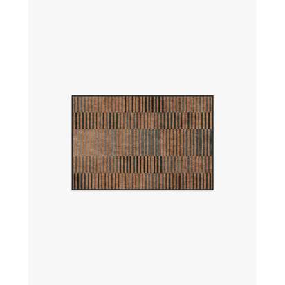 Shadow Stripe Rust Rug - 60 x 90 cm - All-In-One Rug