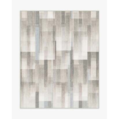 Solar Drift Warm Grey Flatwoven Rug - 245 x 305 cm - Rug + Cushioned Pad System