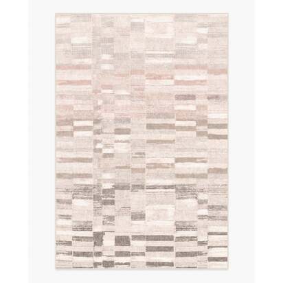 Zellige Neutral Flatwoven Rug - 185 x 275 cm - Rug + Pad System