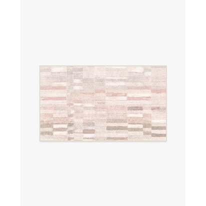 Zellige Neutral Flatwoven Rug - 185 x 275 cm - Rug + Pad System