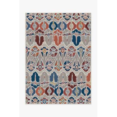 Corellian Ikat Polychrome Flatwoven Rug - 150 x 215 cm - Rug + Pad System