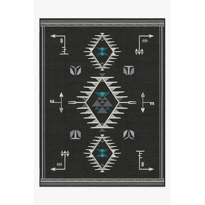 The Child Charcoal Flatwoven Rug - 275 x 365 cm - Rug + Pad System