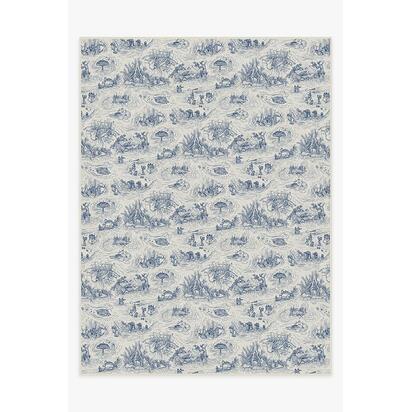 Star Wars Toile Blue Flatwoven Rug - 275 x 365 cm - Rug + Pad System