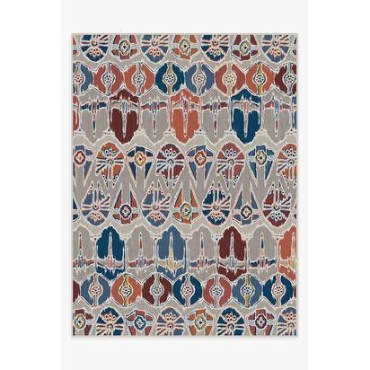 Corellian Ikat Polychrome Flatwoven Rug - 275 x 365 cm - Rug + Pad System